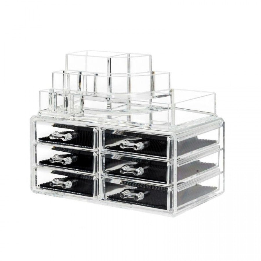 Organizator za odlaganje šminke na jednom mestu.