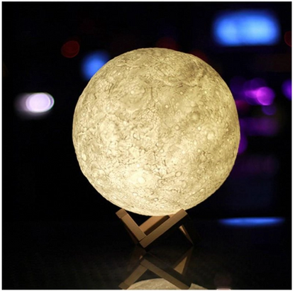 Stolna noćna lampa - 3D Moon - Ali tako
