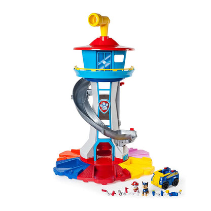 Na slici se vidi Paw Patrol toranj sa rotirajućim svetlom.