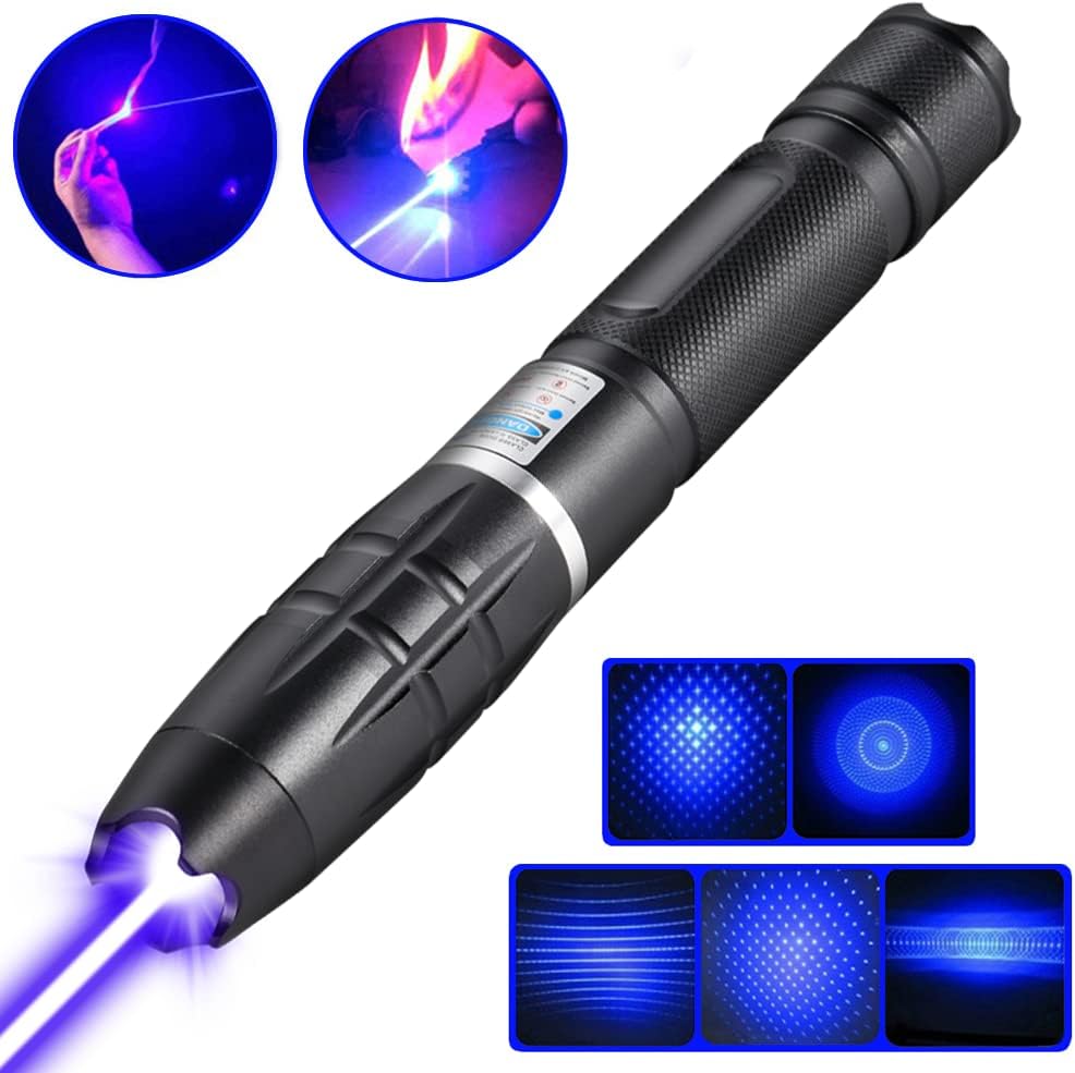Veoma Jak Plavi Laser sa Baterijskom Lampom - Ali tako