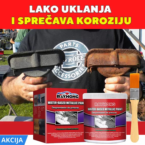 Premaz namenjen tretiranju rđe na metalnim površinama.