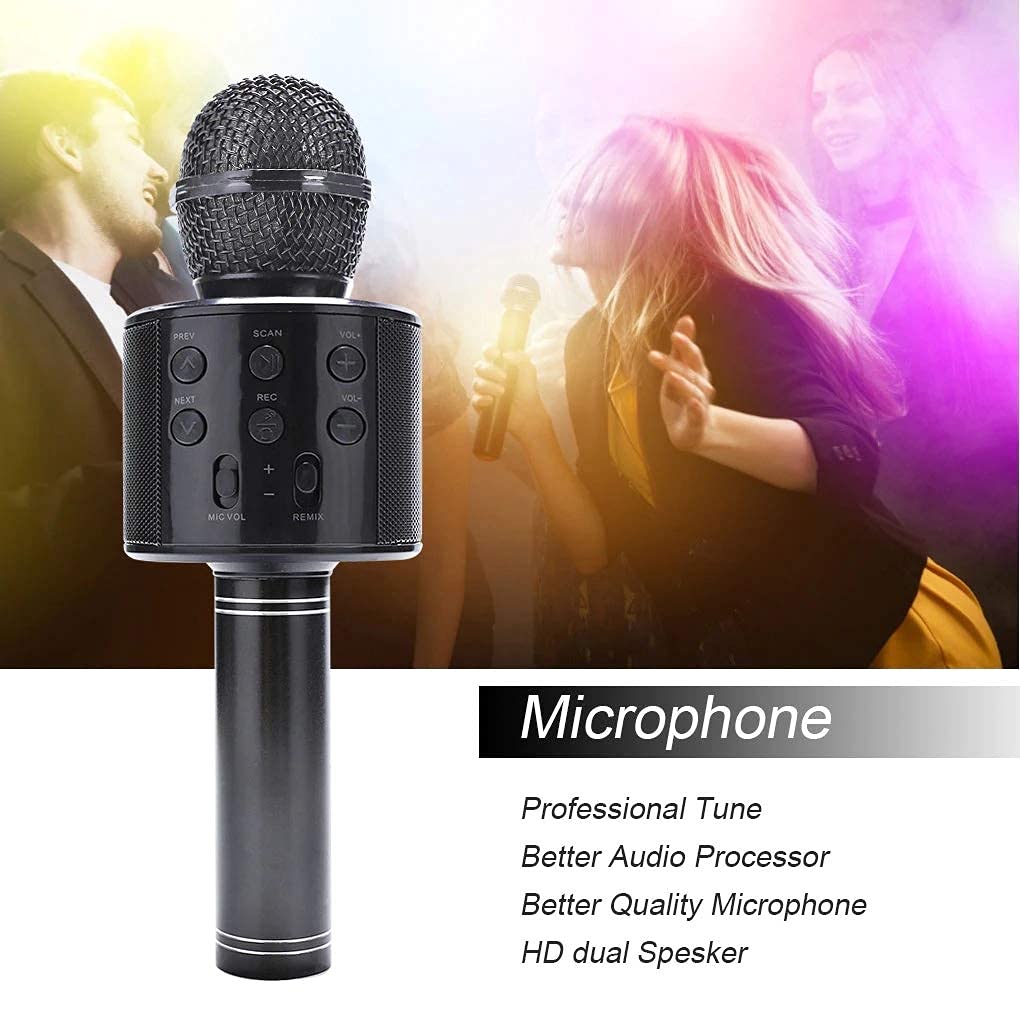 WS-858 karaoke mikrofon sa podrškom za microSD karticu.
