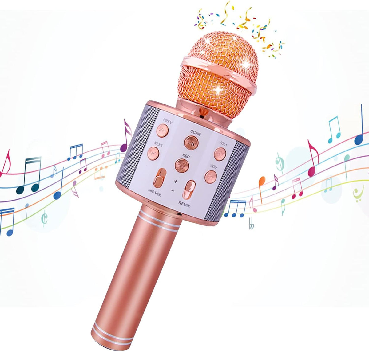 WS-858 mikrofon sa ugrađenim zvučnicima za karaoke.
