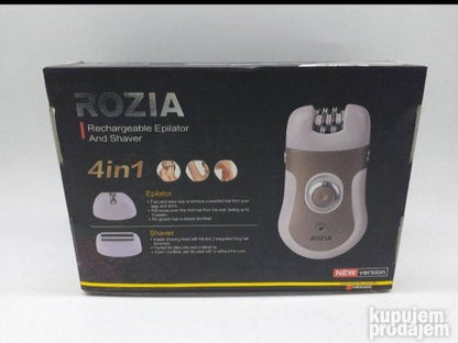 Epilator Rozia 4 u 1 objedinjuje više namena u jednom uređaju.