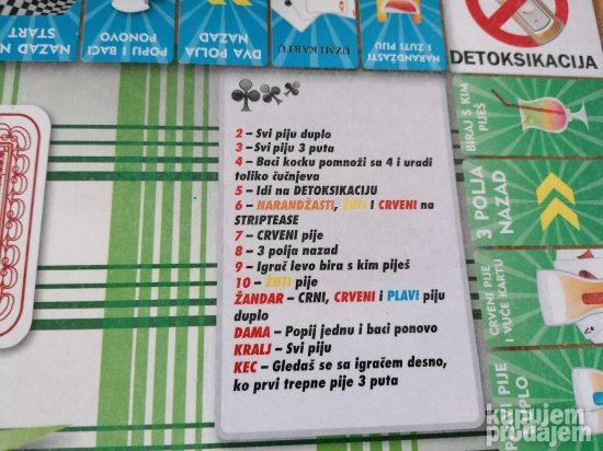 Na slici je prikazana društvena igra Zurkopol i način igranja.