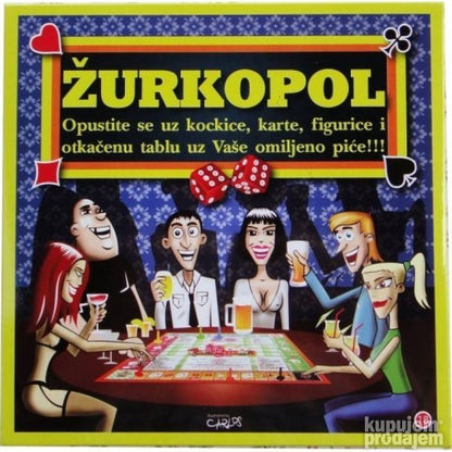 Na slici se vidi društvena igra Zurkopol.