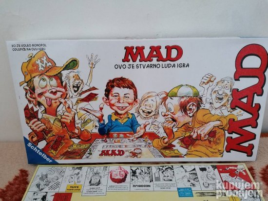 Društvena igra MAD predstavljena kao proizvod brenda PRODAVANI.