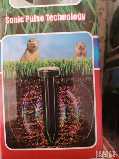Uređaj za rasterivanje krtica koji koristi zvuke i vibracije.