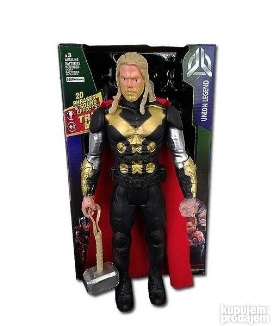 Na fotografiji je Thor u obliku figure visoke 30 cm.