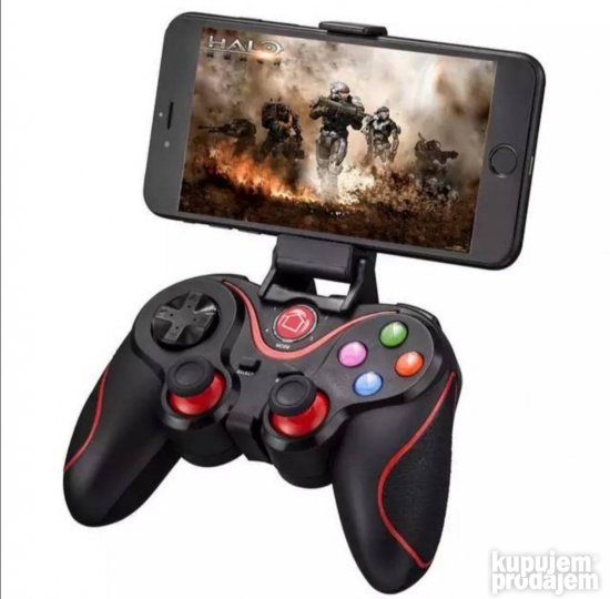 Na slici je džojstik PRODAVANI za igranje na mobilnom telefonu.
