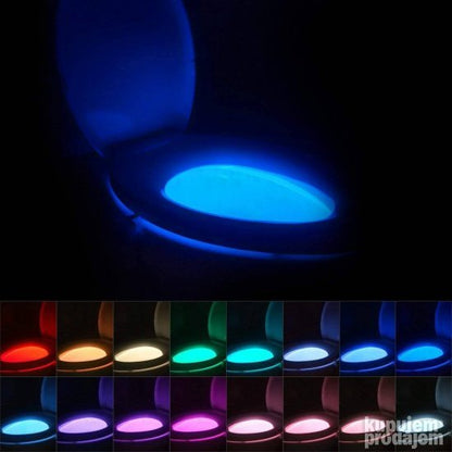 LED svetlo namenjeno za osvetljavanje WC šolje.