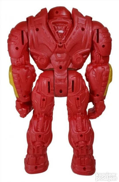 Prikazana je figura Hulkbuster sa zvučnim efektima.