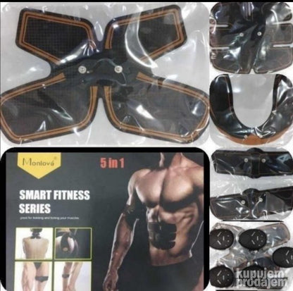 Aparat iz seta Smart Fitness 5 u 1 za mišiće ruku i nogu.