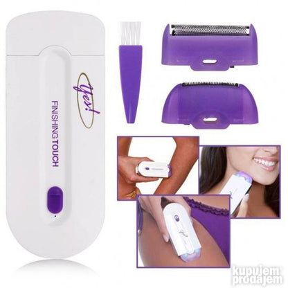Punjivi epilator Finishing Touch namenjen je uklanjanju dlačica.