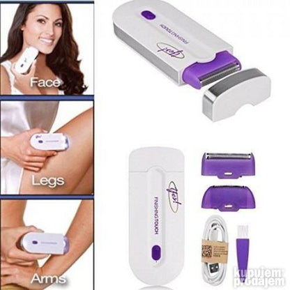 Epilator Finishing Touch sa LED svetlom za negu različitih regija.
