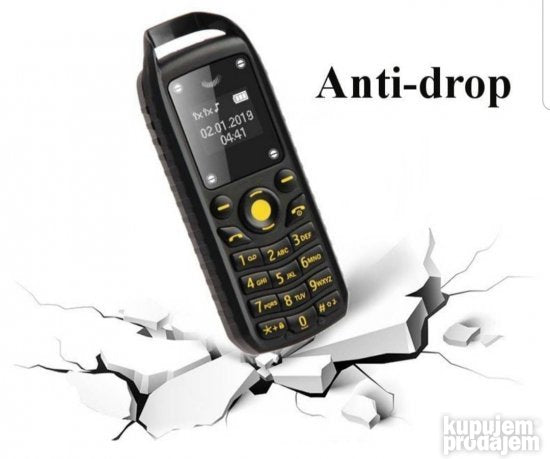 Mini telefon CAT B25 sa Bluetooth povezivanjem.