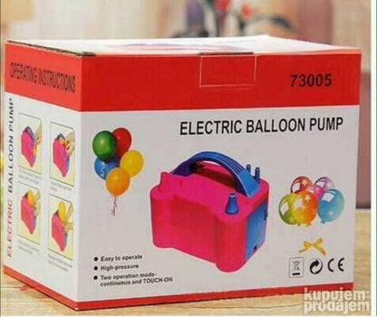 Pumpa za balone PRODAVANI u roze boji prikazana na fotografiji proizvoda.