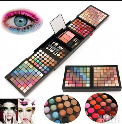 Set Miss Rose senki za oči u harmonika formatu sa 177 boja.
