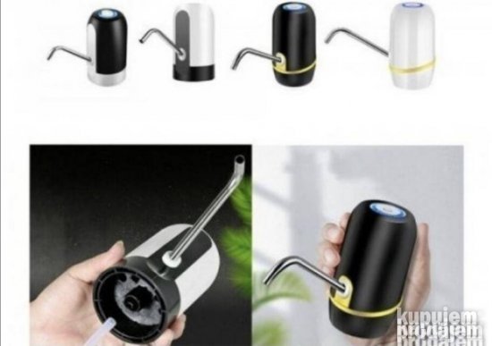 Punjiva pumpa za doziranje vode sa USB punjenjem.