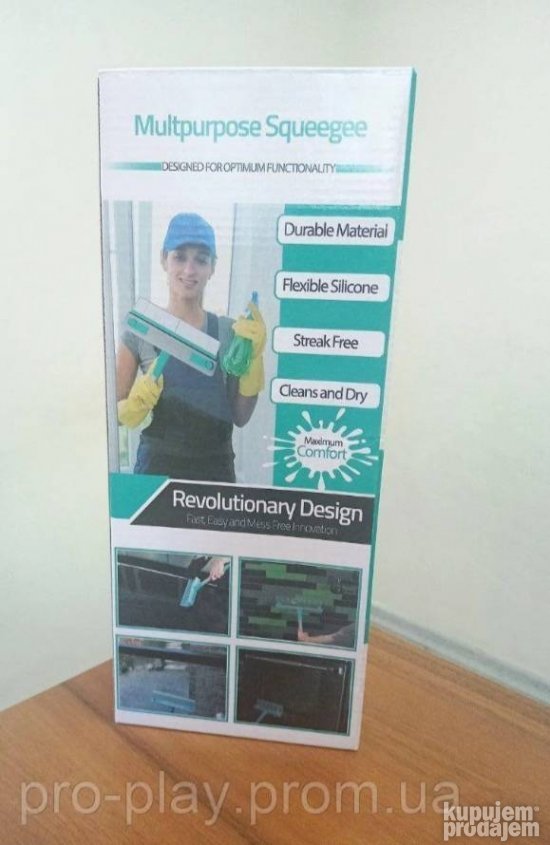 Teleskopski set PRODAVANI namenjen čišćenju prozora, ogledala i drugih površina.