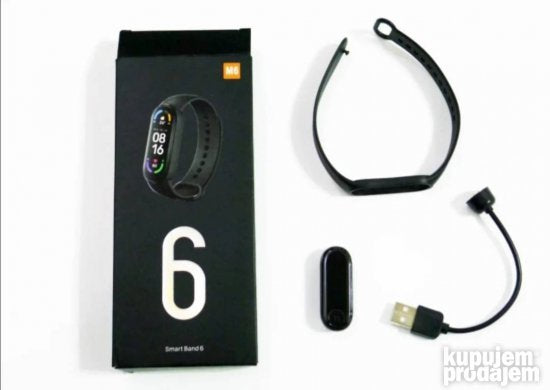 M6 je narukvica za pregled informacija o kretanju i spavanju.