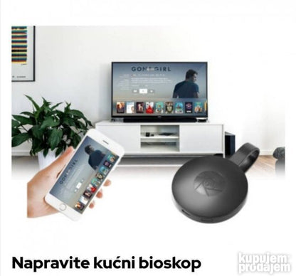 Adapter za Screen Mirroring prikaza sa mobilnog telefona.