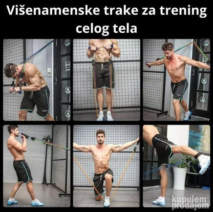 Fotografija prikazuje elastične trake za trening PRODAVANI.