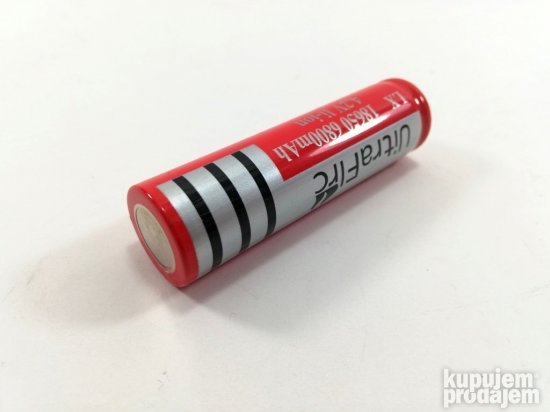 Punjiva Li-ion baterija PRODAVANI formata 18650, kapaciteta 6800 mAh.