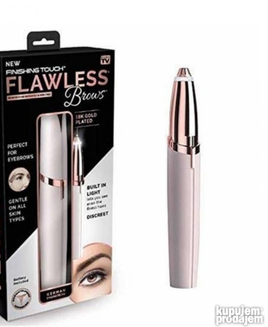 Flawless alat za uklanjanje neželjenih dlačica oko obrva.