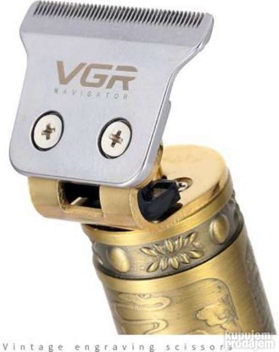 Trimer VGR 085 sa providnim zaštitnim poklopcem na glavi rezača.