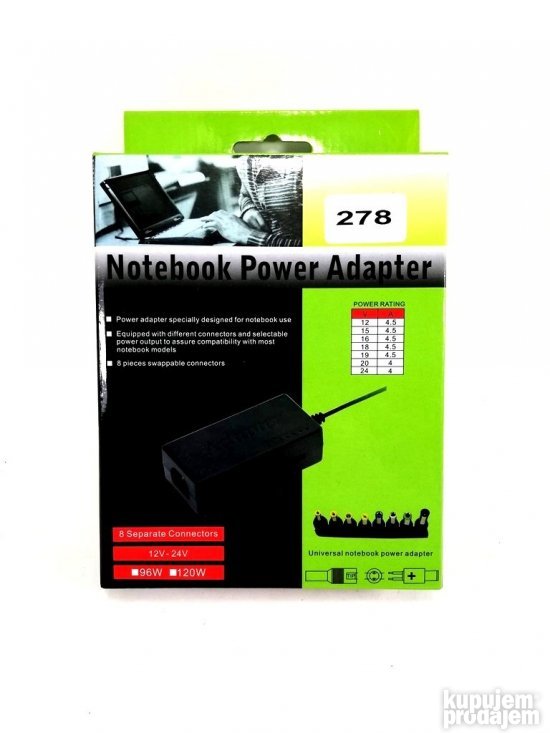 Adapter je naveden kao pogodan za MP3 i MP4 plejere.