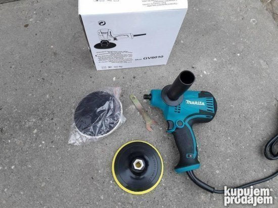 Polirka GV-6010 uz čičak ploču od 120 mm.