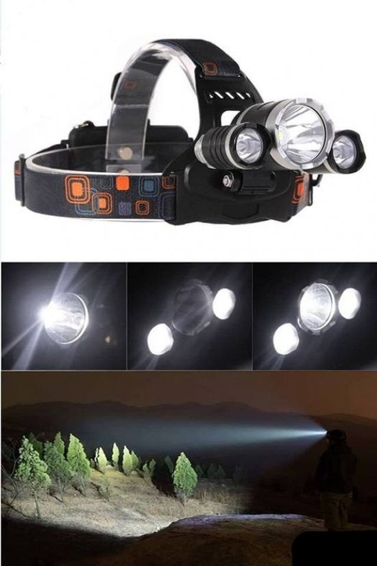 Čeona LED lampa sa tri CREE svetla na prednjoj strani.