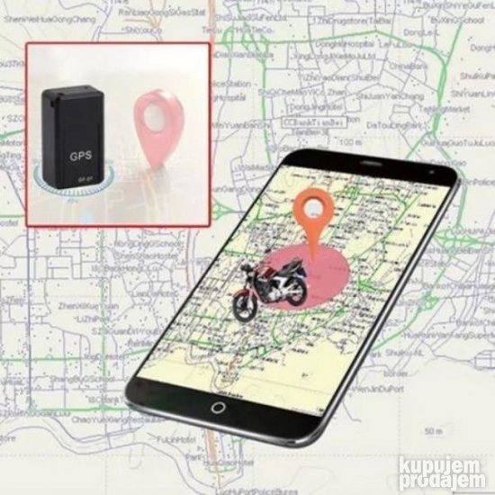 Prikazan je GF-07, magnetni traker sa GPS i GSM oznakom.