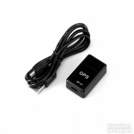 Na slici se vidi traker GF-07 sa GPS i GSM oznakom.