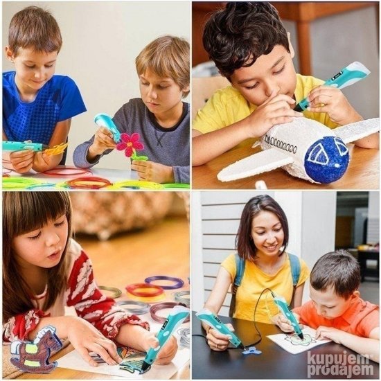 Alat za oblikovanje trodimenzionalnih kreacija slobodnom rukom.