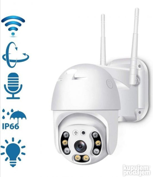VIDEO NADZOR IP KAMERA wifi smart PTZ Rotirajuca 8mp BEZICNA - Ali tako