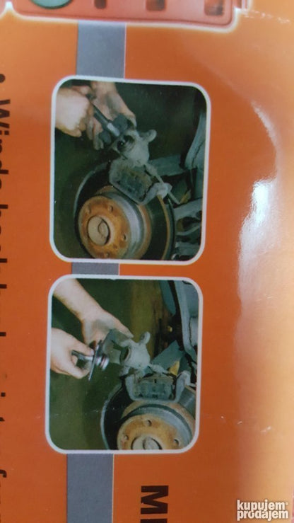 Ručni alat PRODAVANI za održavanje kočnica na automobilu.