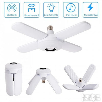 Muzička LED lampa snage 48 W sa E27 grlom.