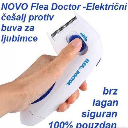 Električni uređaj za češljanje kućnih ljubimaca bez pesticida.