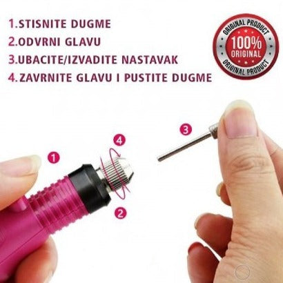 Električna turpija za rutinu manikira.