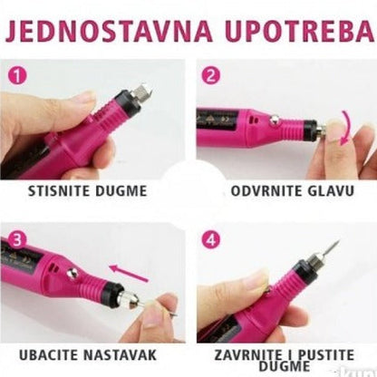 Alat za električnu obradu noktiju i pedikir.