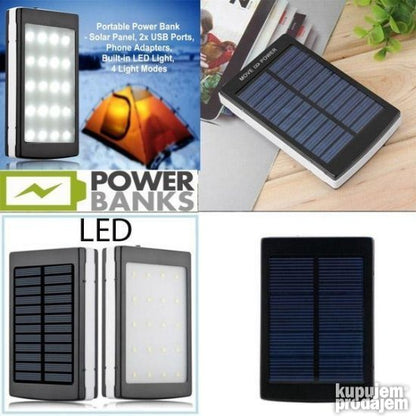 Prikaz solarnog punjača PRODAVANI kapaciteta 6000 mAh.