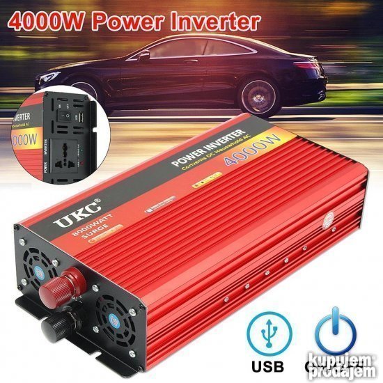 PRODAVANI inverter sa zaštitom od preopterećenja i kulerom za hlađenje.