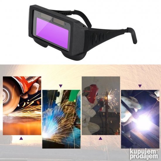 Automatske FOTOGREJ naočare za varenje sa solarnim napajanjem.