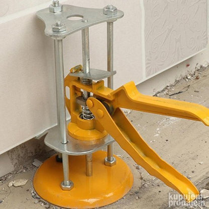 Ergonomski oblikovana drška nivelatora za pločice.