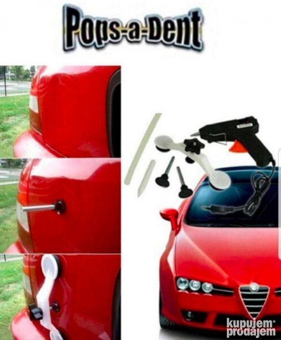 Lučna konstrukcija mosta deo je sistema Pops-a-Dent za popravku limarije.