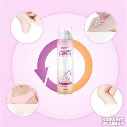 Sprej/Pena za bezbolno uklanjanje dlačica 98ml - Ali tako