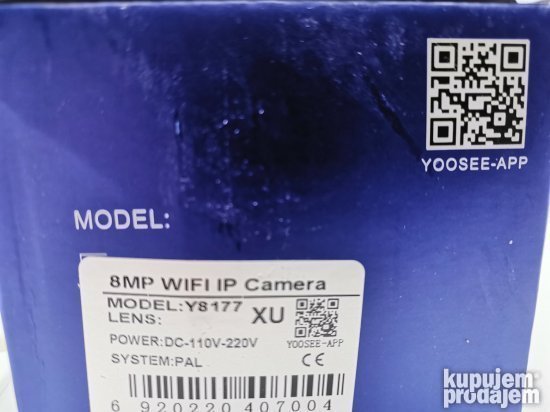 WIFI KMAERA IP SIJALICA 8mpx PTZ Rotirajuca YOOSEE