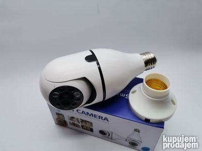 Nadzorna kamera predviđena za postavljanje u E27 grlo.